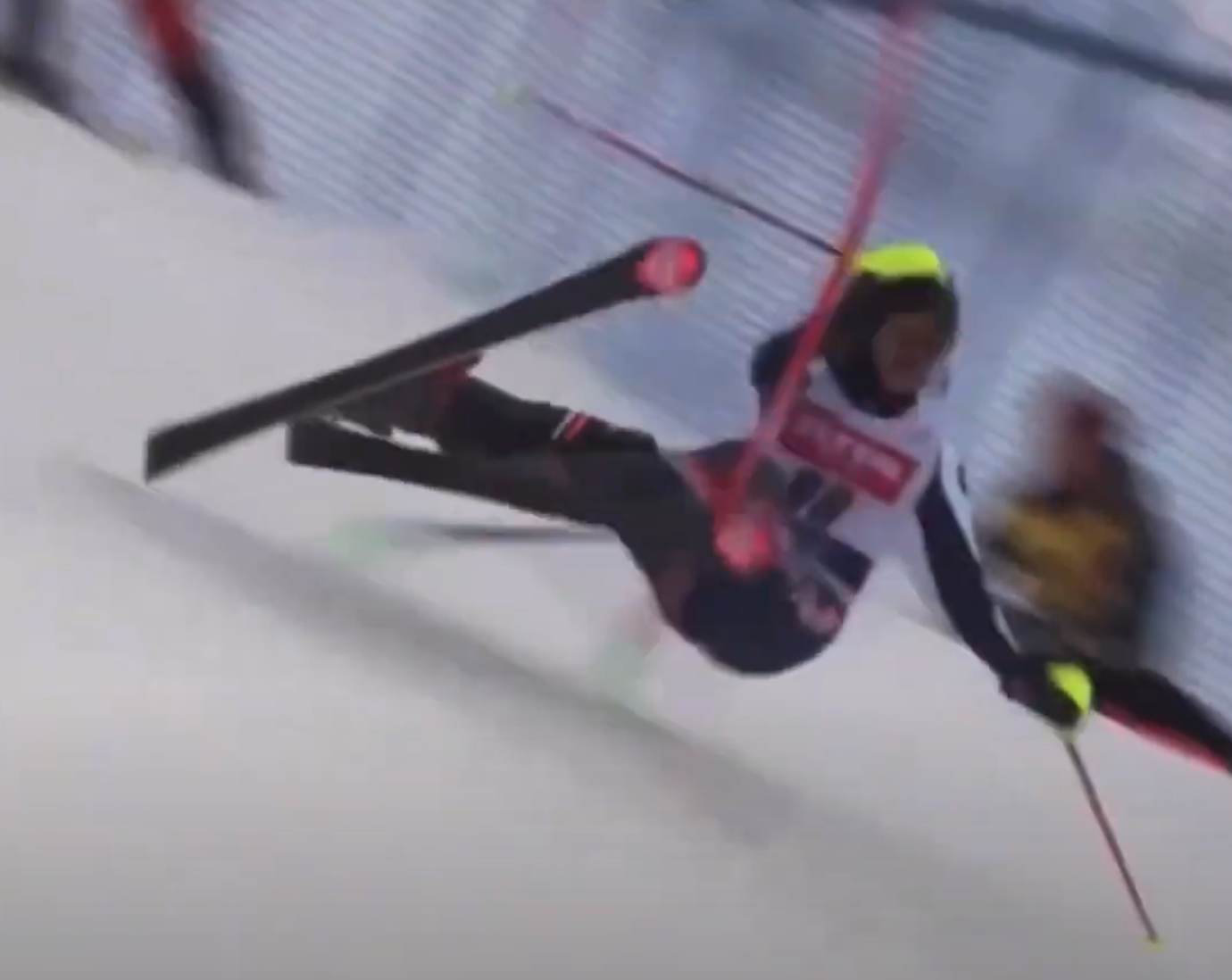 Ski Racing Crash